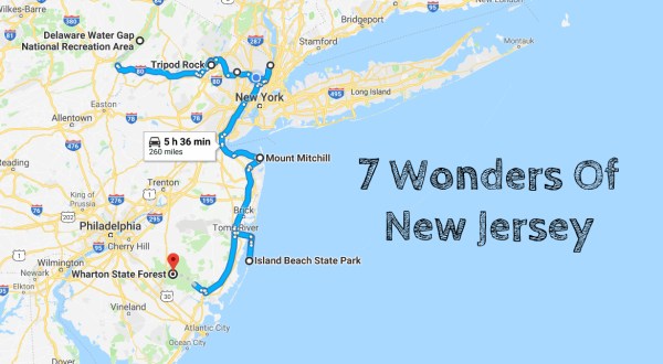 This Scenic Road Trip Will Take You To All 7 Wonders Of New Jersey