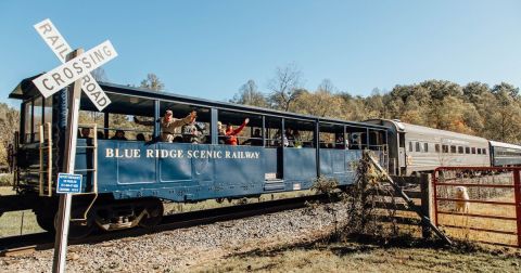 Don't Miss Out On This Spectacular Fall Foliage Train Ride In Georgia