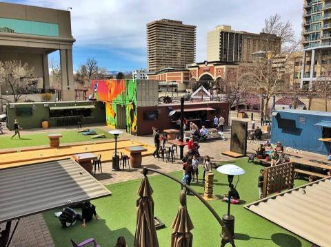 You Could Spend All Day At This Unique Container Park Hiding In Nevada