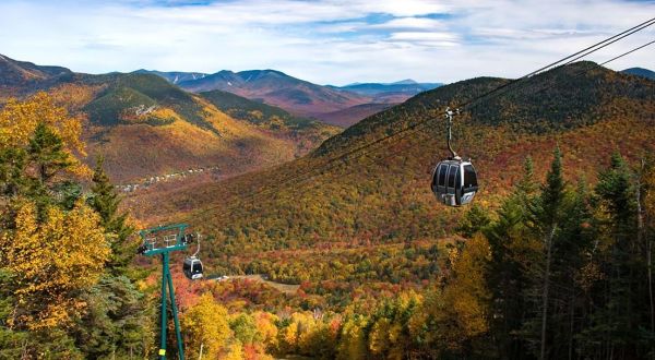 This Breathtaking Gondola Ride In New Hampshire Will Show You The Fall Colors Like Never Before