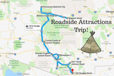 Take This Quirky Road Trip To Visit Arizona's Most Unique Roadside Attractions