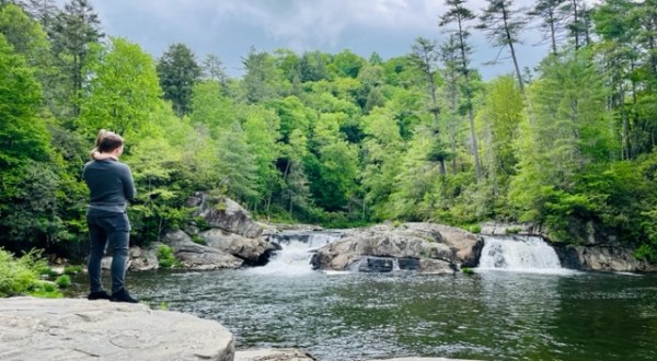 This Jaw Dropping Waterfall Gorge Is Unlike Anything Else In North Carolina