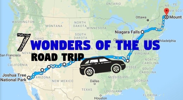The Scenic Road Trip That Takes You To All 7 Wonders Of The US