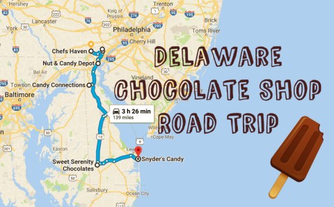 The Sweetest Road Trip in Delaware Takes You To 7 Old School Chocolate Shops