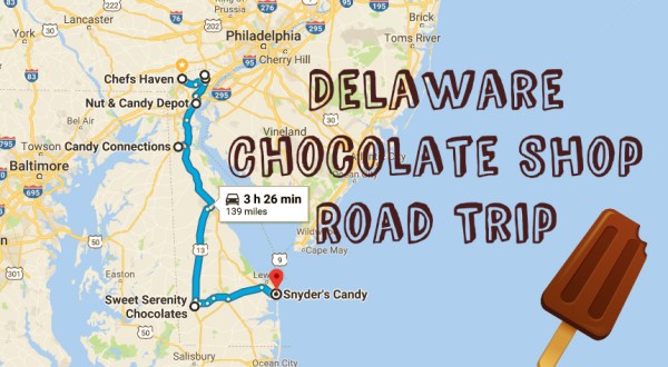 The Sweetest Road Trip in Delaware Takes You To 7 Old School Chocolate Shops