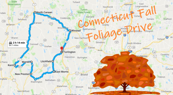 This 2-Hour Drive Through Connecticut Is The Best Way To See This Year’s Fall Colors