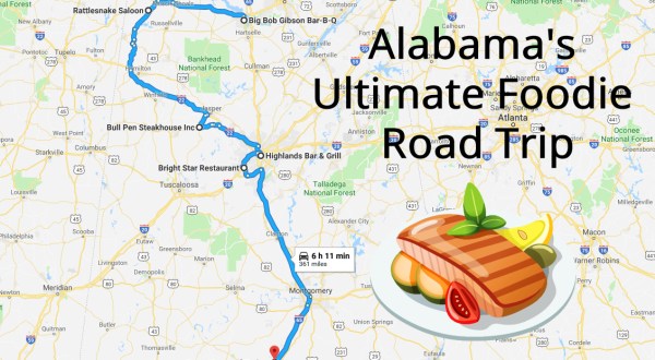 The Ultimate Foodie Road Trip In Alabama Is Right Here… And You’ll Definitely Want To Take It