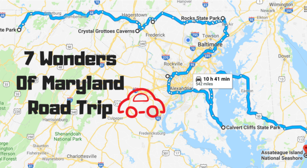 This Scenic Road Trip Takes You To All 7 Wonders Of Maryland