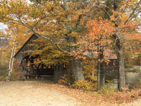 The Enchanting Covered Bridge Walk In Maine That's Perfect For An Autumn Day