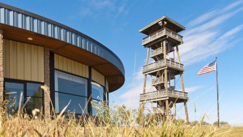 The Best Place To Enjoy A South Dakota Fall Is From Atop This 80-Foot Wooden Tower