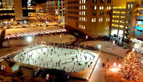 Glide Across The Largest Ice Skating Rink In Ohio For An Unforgettable Outdoor Adventure