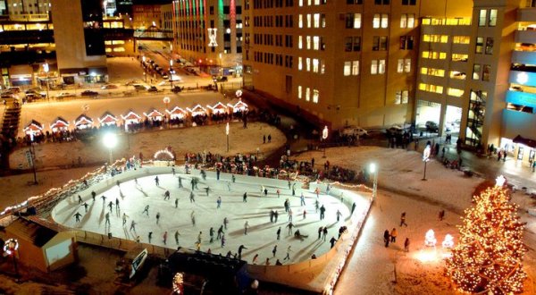 Glide Across The Largest Ice Skating Rink In Ohio For An Unforgettable Outdoor Adventure