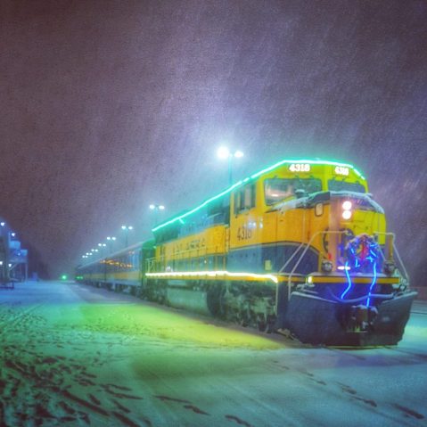 The Santa Train In Alaska That's A Christmas Dream Come True
