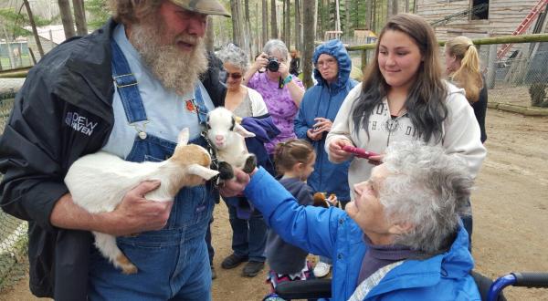 Play With Animals At This Remarkable Sanctuary Hiding In Maine