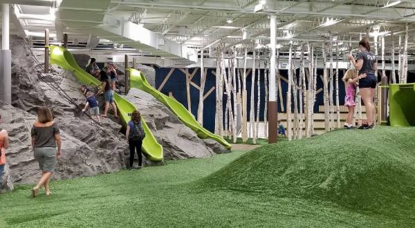 This Indoor Playground In Maryland Is A One-Of-A-Kind Woodland Paradise