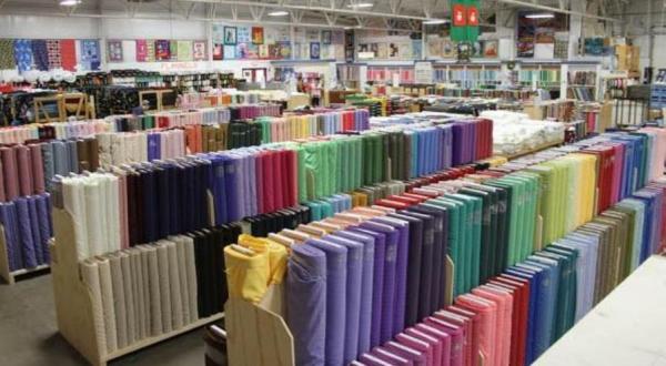 This Massive Fabric Warehouse Near Cleveland Is A Dream Come True