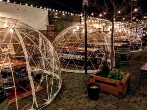 Hang Out In An Igloo At This One-Of-A-Kind New Jersey Biergarten