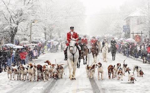 Middleburg Turns Into A Winter Wonderland Each Year In Virginia