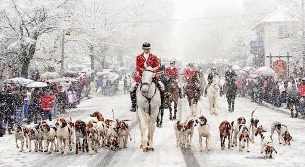 Middleburg Turns Into A Winter Wonderland Each Year In Virginia