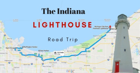 The Lighthouse Road Trip On The Indiana Coast That's Dreamily Beautiful