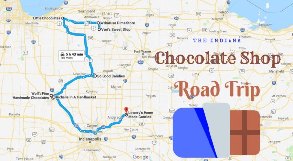 The Sweetest Road Trip in Indiana Takes You To 8 Old School Chocolate Shops