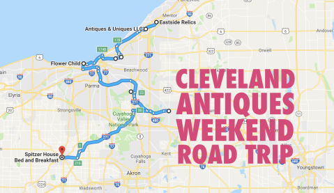 Here's The Perfect Weekend Itinerary If You Love Exploring Cleveland's Best Antique Stores