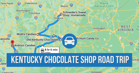 The Sweetest Road Trip In Kentucky Takes You To 7 Old School Chocolate Shops