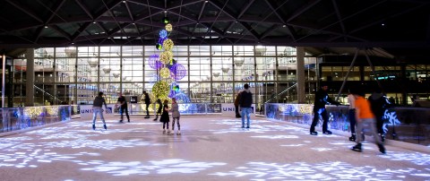 This U.S. Airport Is Bringing Back Its Magical Ice Skating Rink