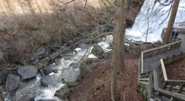 This Waterfall Staircase Hike May Be The Most Unique In All Of Ohio