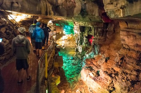 Venture 150 Feet Deep Below The Earth At These One Of A Kind Caverns Near Buffalo