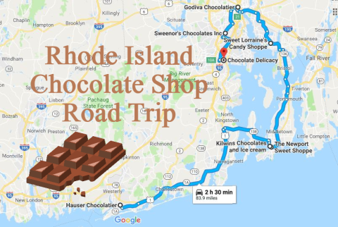 The Sweetest Road Trip in Rhode Island Takes You To 7 Old School Chocolate Shops