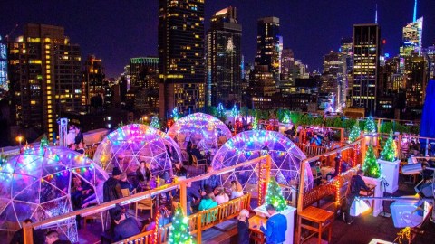 The Magical Rooftop In New York That Turns Into An Igloo Wonderland Each Winter