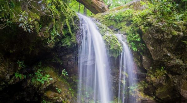 This Short ‘n Sweet Grotto Falls Trail Leads You Straight To A Magical Waterfall