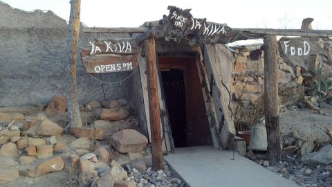 Travel Back In Time At La Kiva, A Dinosaur-Themed Restaurant In A Texas Ghost Town