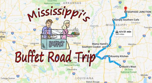 Eat To Your Heart’s Content Along This Mississippi Buffet Road Trip