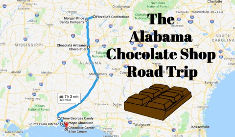 The Sweetest Road Trip In Alabama Takes You To 7 Old School Chocolate Shops