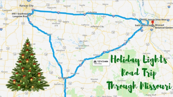 Everyone Should Take This Spectacular Holiday Trail Of Lights In Missouri This Season