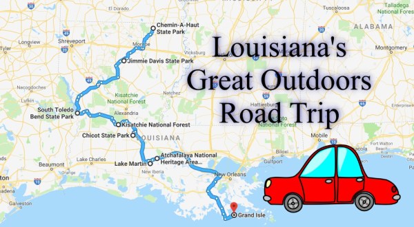 Take This Epic Road Trip To Experience Louisiana’s Great Outdoors