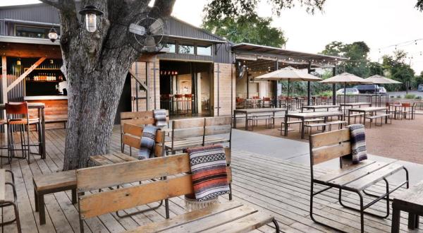 Cozy Up By The Fire At This Enchanting Outdoor Austin Restaurant This Winter