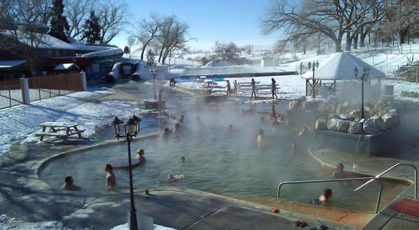 Watching Snow Fall From This One Hot Spring Resort In Utah Is Basically Heaven