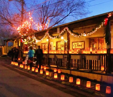 It's Not Christmas Until You've Taken This Enchanting Farolito Walk In New Mexico