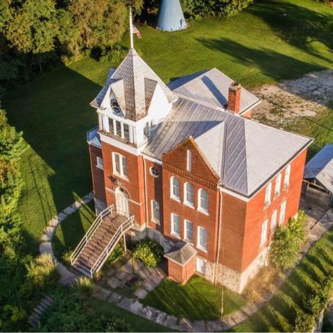 Spend An Enchanting Night At This Old School Turned Bed and Breakfast In Missouri