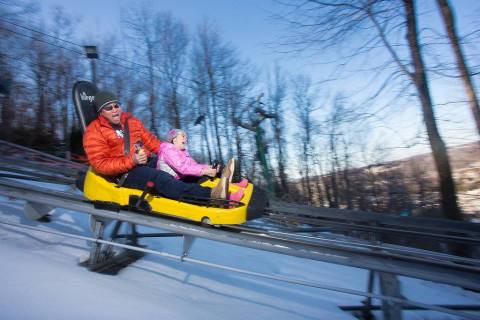 Enjoy A 28-Miles-Per-Hour Winter Coaster Ride At Wisp Resort In Maryland