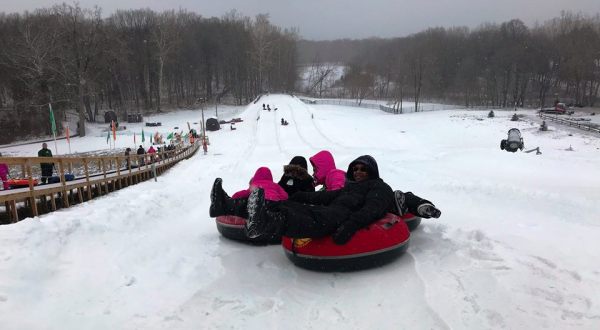 This Epic Snow Tubing Hill Near Detroit Will Give You The Winter Thrill Of A Lifetime