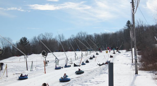 The Country’s Most Underrated Snow Tubing Park In Massachusetts Is Ski Ward Ski Area And It’s A Blast To Visit