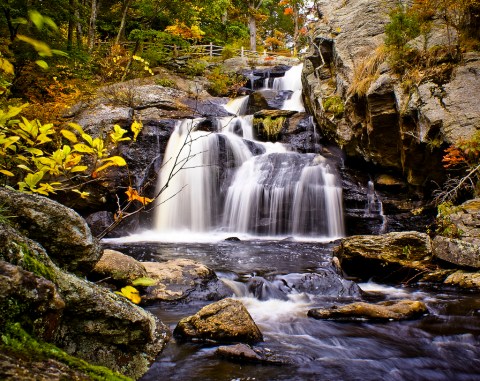 The Connecticut Trail That Leads To A Stairway Waterfall Is Heaven On Earth