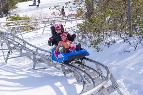 Rush Down A Winter Coaster At Camelback Mountain Resort In Pennsylvania