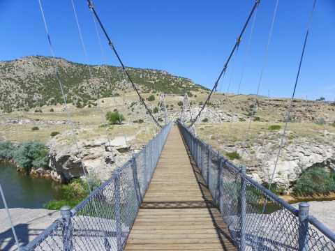 The Stomach-Dropping Suspended Bridge Walk You Can Only Find In Wyoming