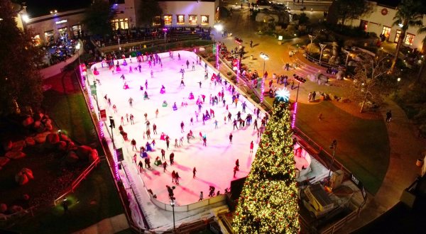 The Largest Outdoor Ice Skating Rink In Southern California That Should Be At The Top Of Your Holiday Bucket List