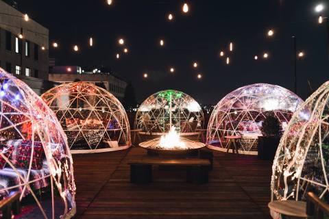 Hang Out In An Igloo At This Awesome Rooftop Bar In Nashville